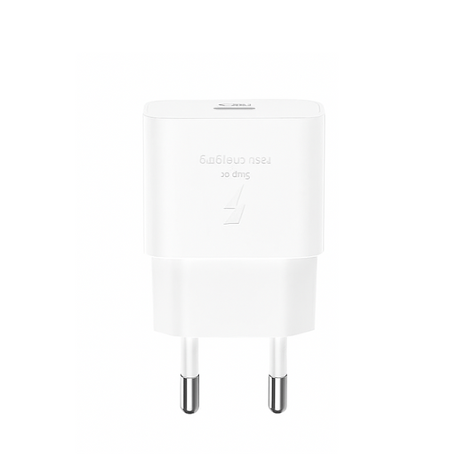 Chargeur Réseau XO Design L167, 25W, 3A, 1 x USB-C, Blanc