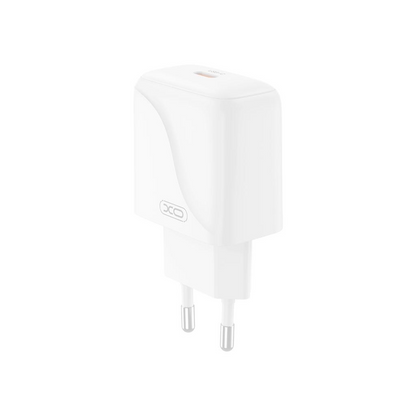 Chargeur Réseau XO Design L141, 20W, 3A, 1 x USB-C, Blanc