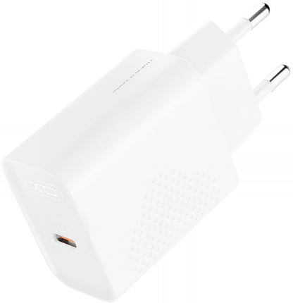 Chargeur Réseau XO Design L162, 30W, 3A, 1 x USB-C, Blanc