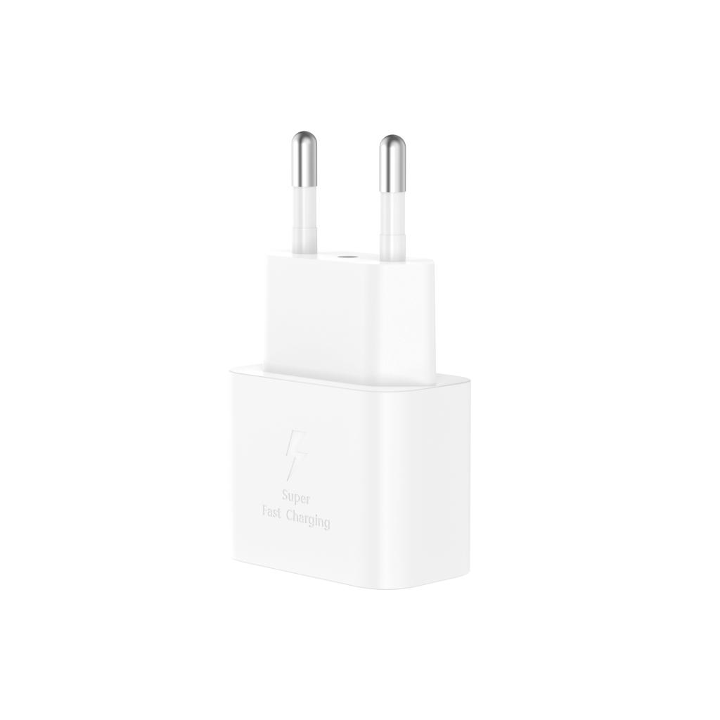 Chargeur Réseau XO Design L167, 25W, 3A, 1 x USB-C, Blanc