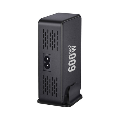 Caricatore Stazione OEM, 600W, 4 x USB-A - 4 x USB-C, Nero