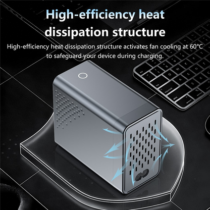 Chargeur Station OEM WLX-G3, 140W, 5A, 2 x USB-A - 4 x USB-C, Gris