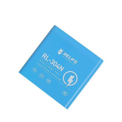 Ladestation Relife RL-304N, 87W, 3A, 2 x USB-C - 4 x USB-A, Blau