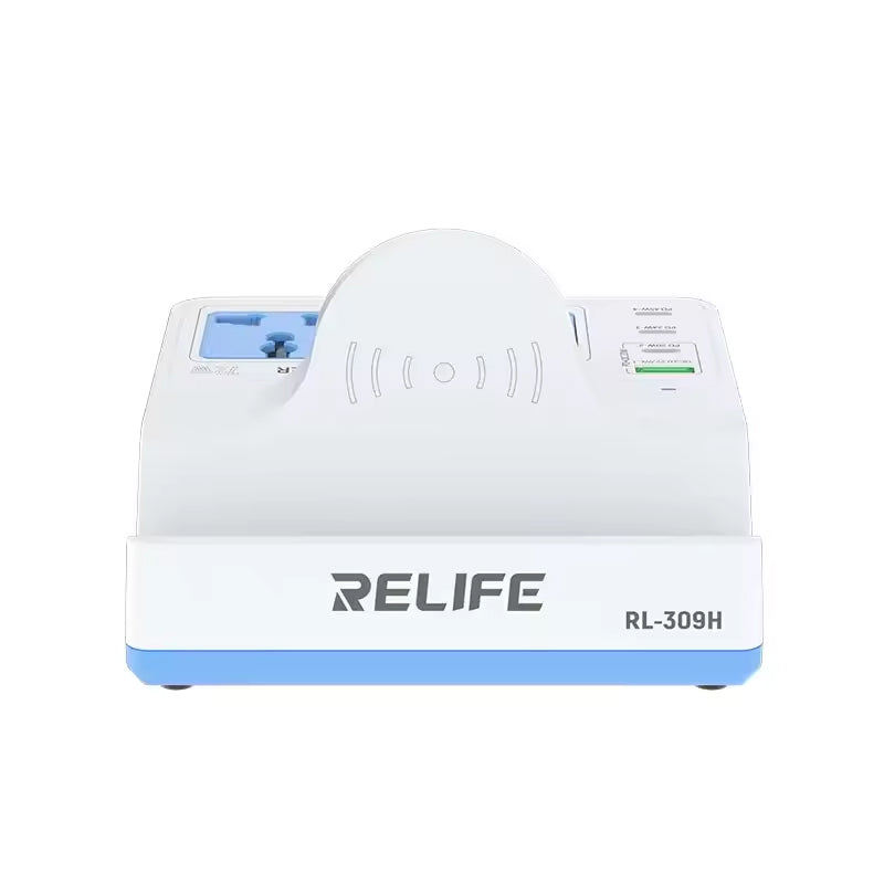 Station de charge Relife RL-309H QI, 72W, 1 x USB-A - 3 x USB-C, Blanc