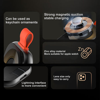 Caricabatterie Wireless Lito LC03 per Apple Watch Series, Nero