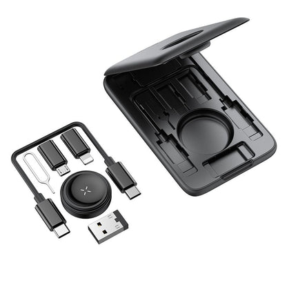 Caricabatterie Wireless McDodo CH-2440 8in1 per Apple Watch Series, Nero