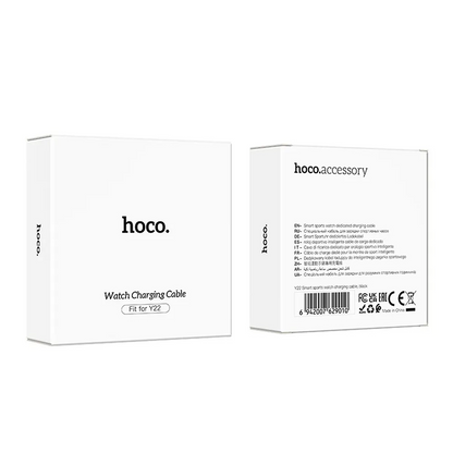 Ladekabel für Smartwatch HOCO Y22, USB-A, Schwarz