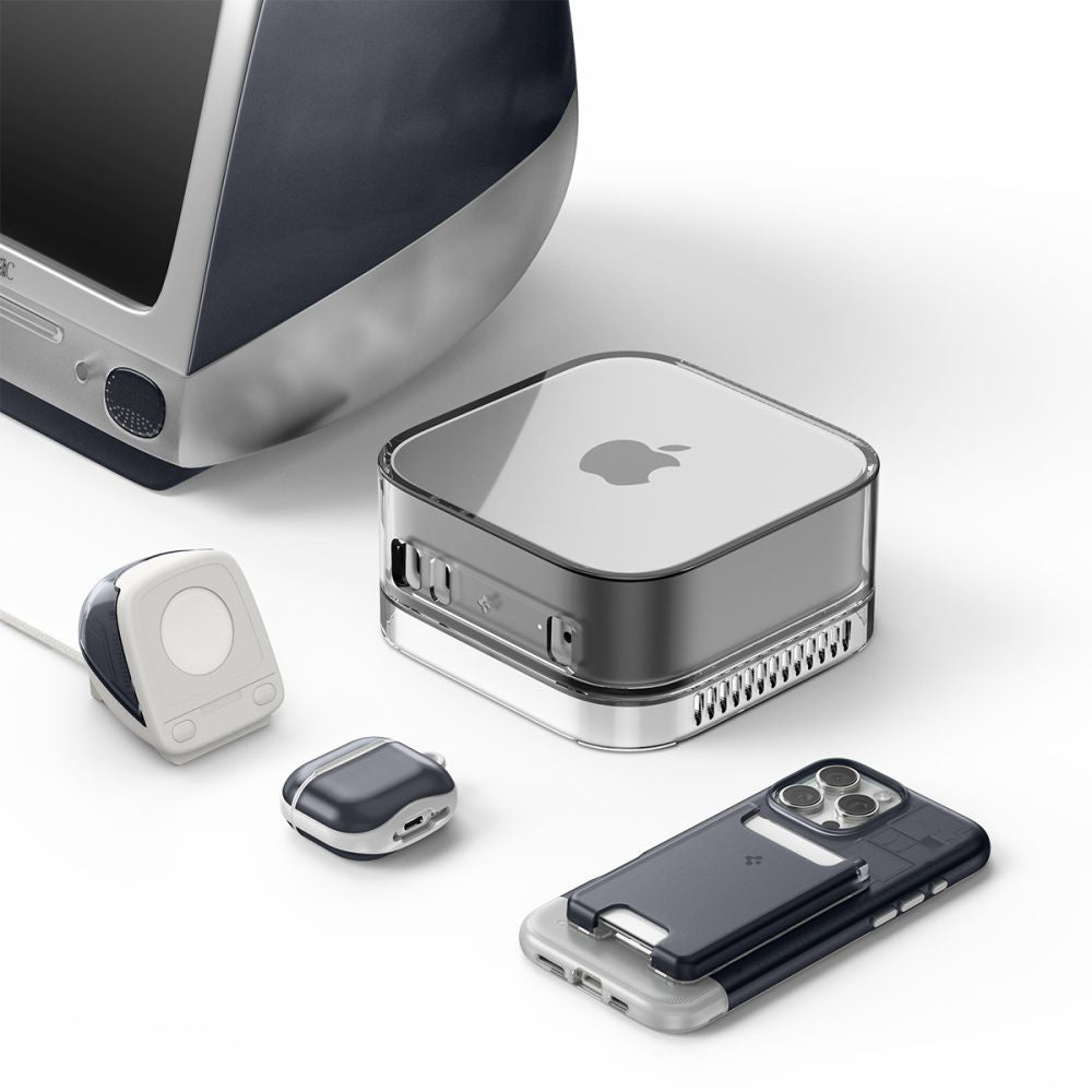 Supporto Spigen C1 Classic per Caricatore Wireless Apple Watch Series, Grigio