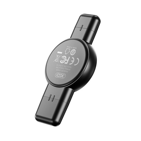 Chargeur sans fil XO Design CX026 pour Apple Watch Series, USB-A / USB-C, Noir