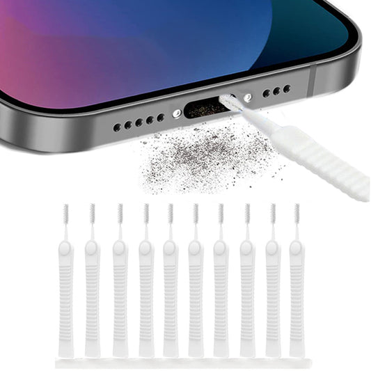 OEM-Reinigungswerkzeug für Ladeanschluss / Buzzeröffnungen, 10 Stück Set, Weiß