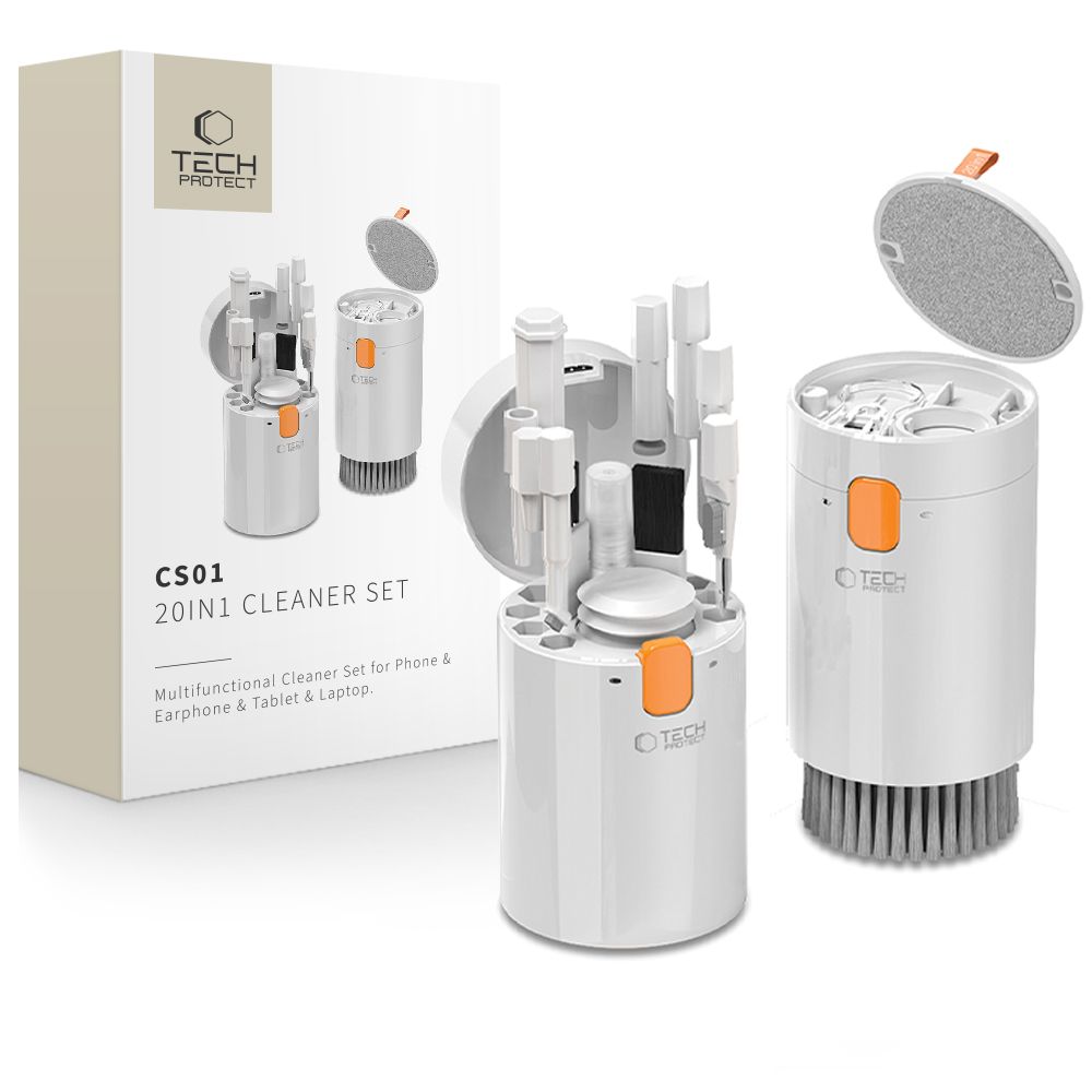 Tech-Protect CS01 Cleaning Tool, 20in1, White