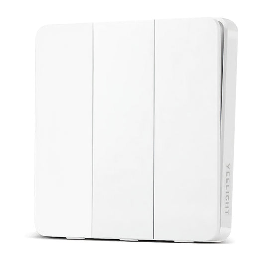 Interruttore Yeelight, Wi-Fi, 3 pulsanti, bianco YLKG14YL