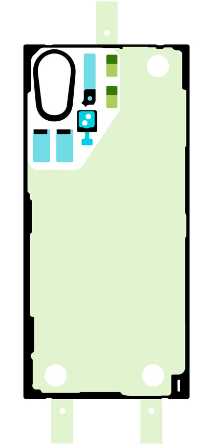 Kit Adhésif Couvercle Batterie Samsung Galaxy S22 Ultra 5G S908, Service Pack GH82-27490A