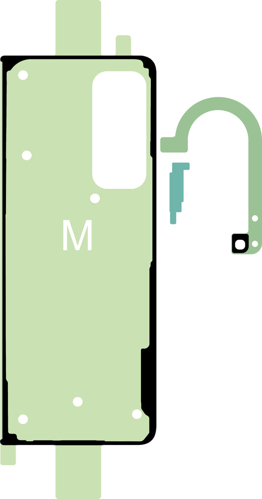 Kit Adhésif Couvercle Batterie Samsung Galaxy Z Fold4 F936, Service Pack GH82-29456A