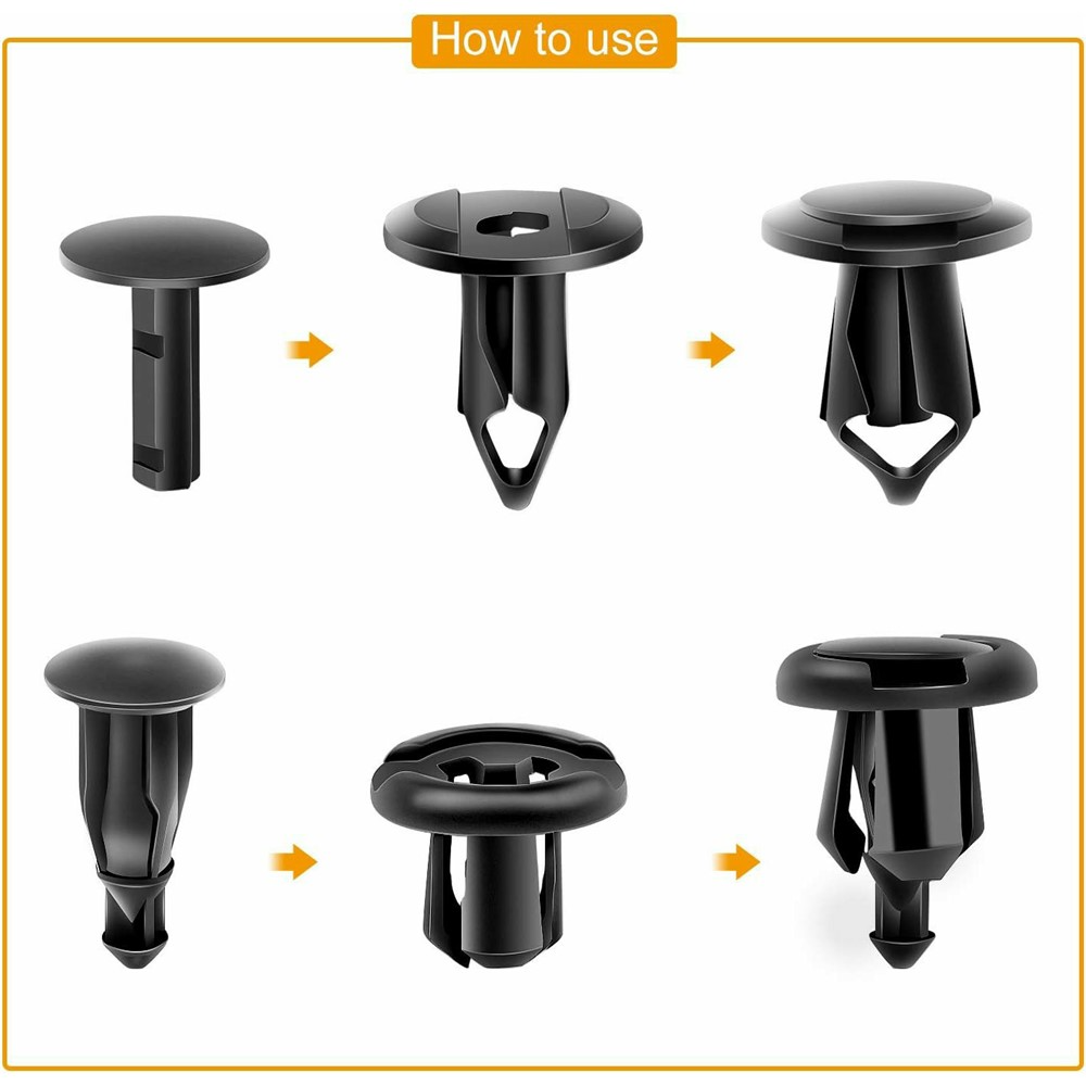 Kit Clips / Auto OEM Klemmen, 200in1