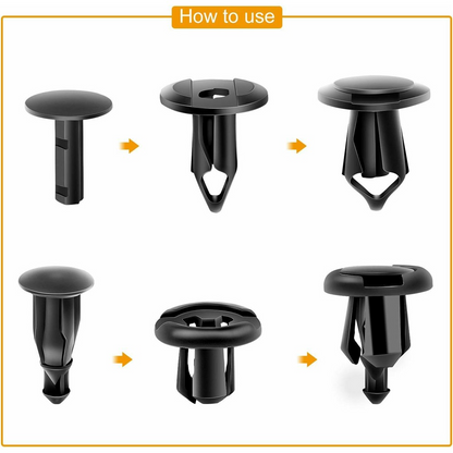 Kit Clips / Auto OEM Klemmen, 200in1