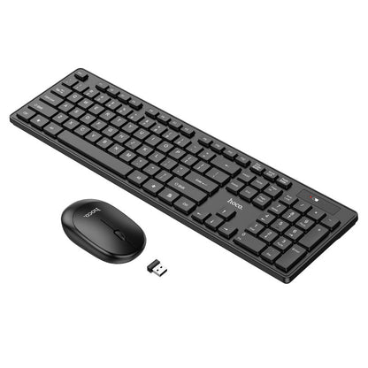 Kit Clavier Souris Sans Fil HOCO GM17, Noir