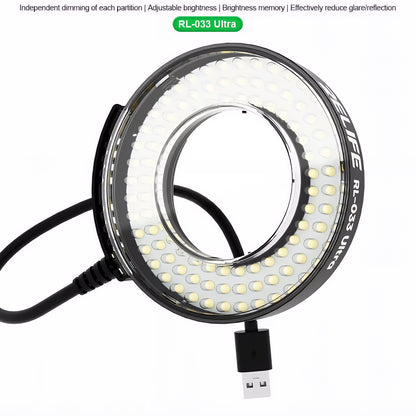 Lampe Relife RL-033 Ultra pour Microscope, Noire