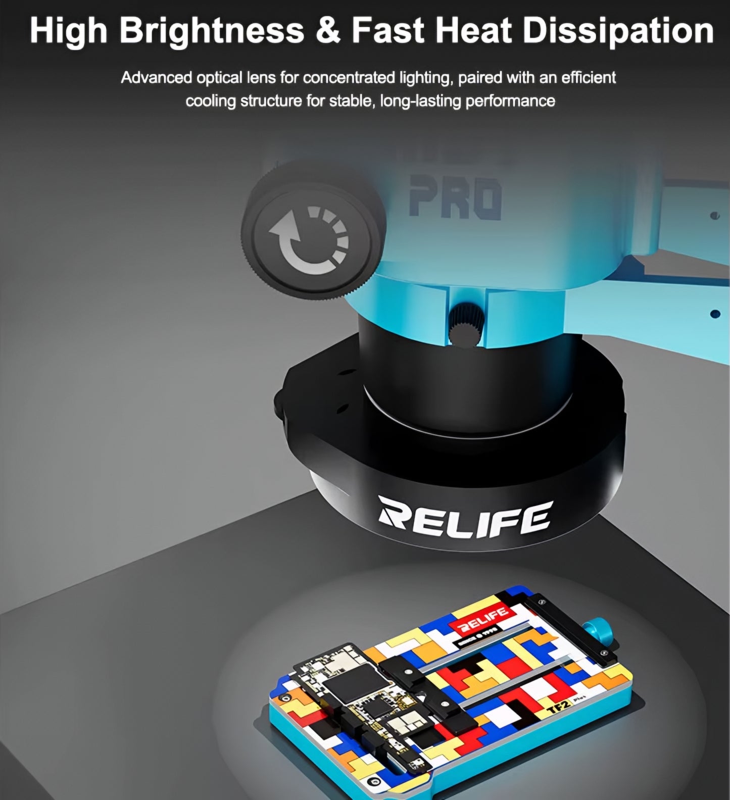 Lampe Relife RL-033E pour Microscope, Noire