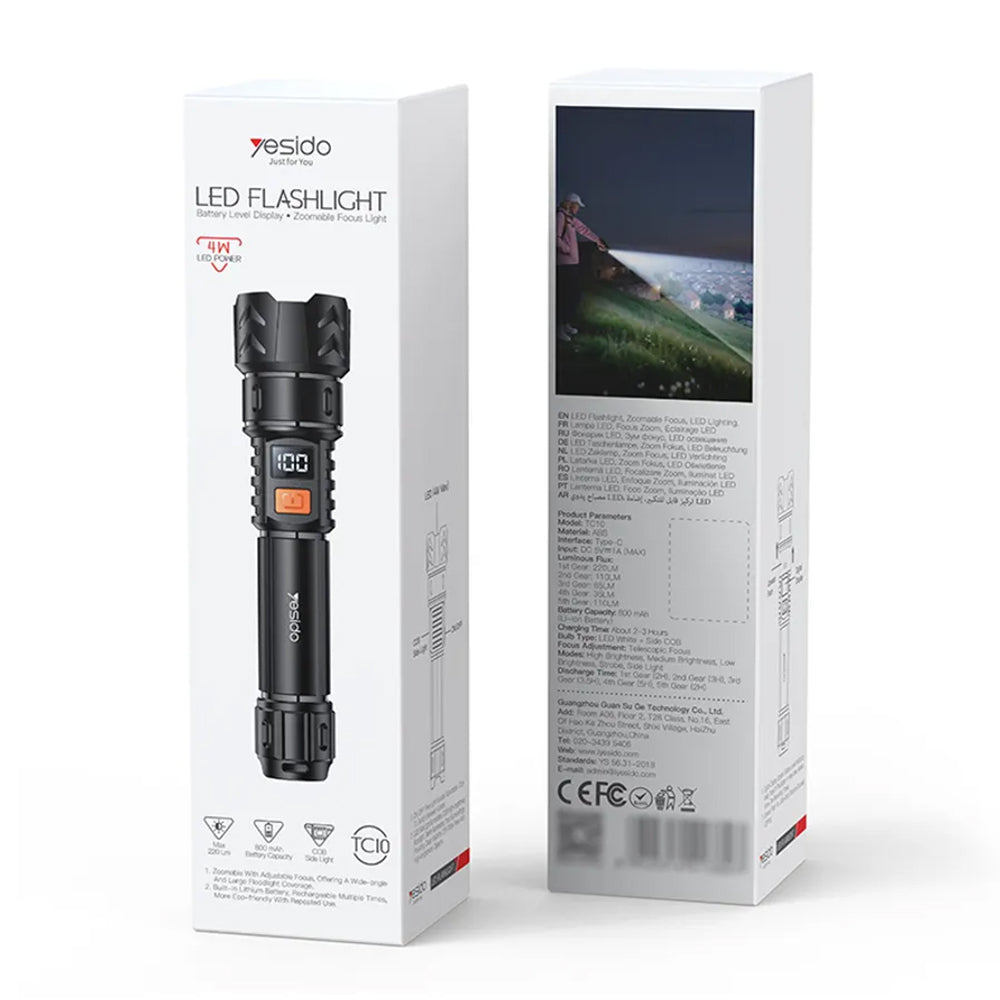 Lanterna LED Yesido TC10, 220lm