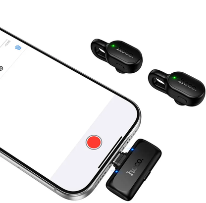 Lavalier HOCO L27, USB-C, Set 2 pezzi, Nero