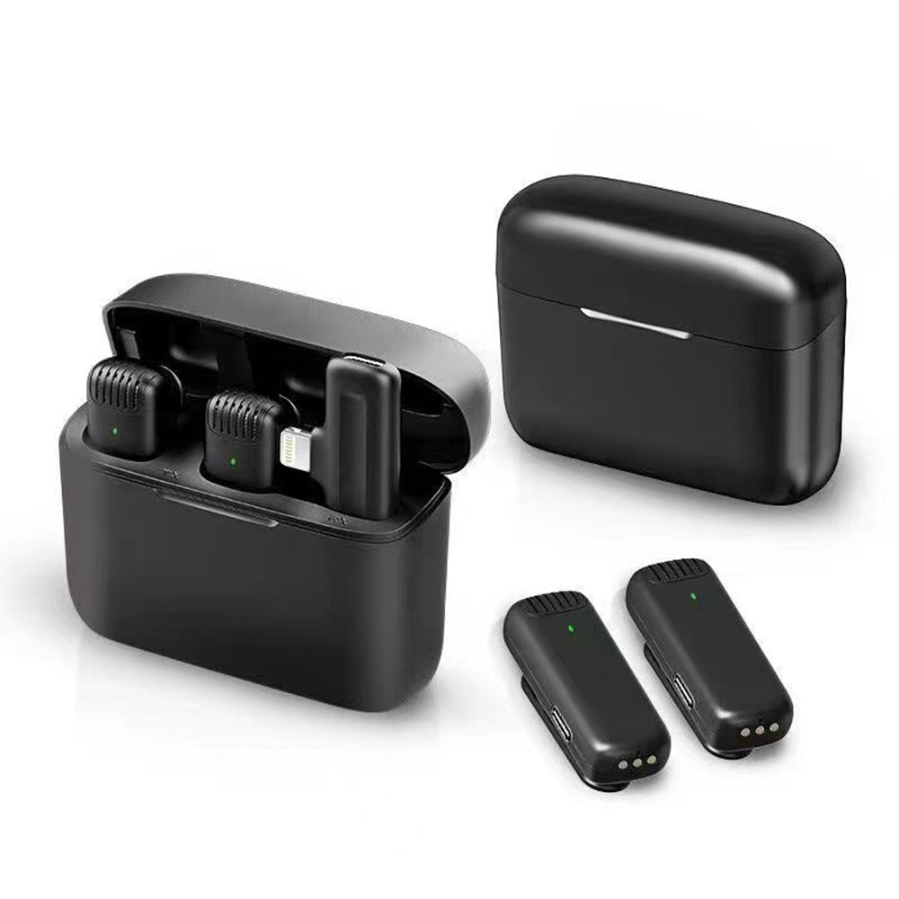 Lavalier Techsuit LW4, Lightning, Set 2 pezzi, Nero