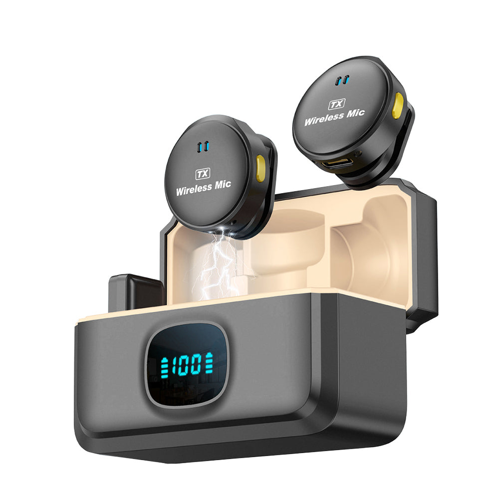 Lavalier Techsuit LW5, Lightning, Set 2 pezzi, Nero
