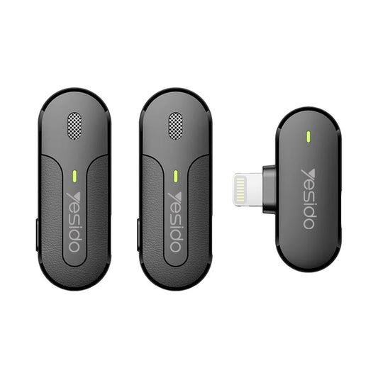 Lavallière Yesido KR16, Lightning, Set 2 pièces, Noire