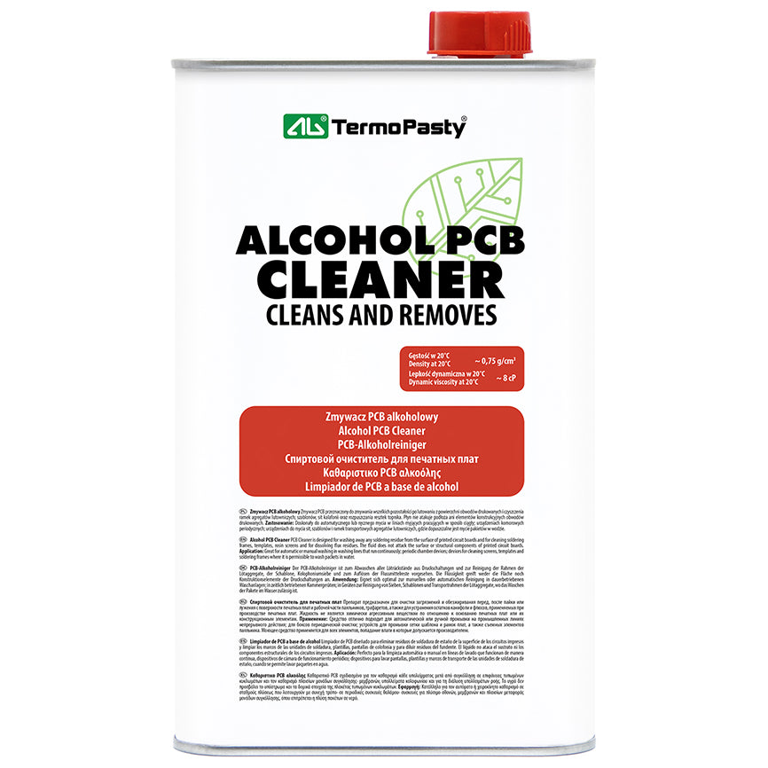 Liquido Pulitore AG Termopasty per scheda PCB, 1l ART.AGT-048
