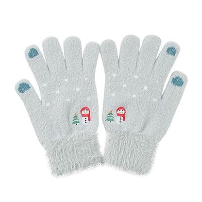 Damen Touchscreen Winterhandschuhe Techsuit ST0011, Größe 17cm, Blau