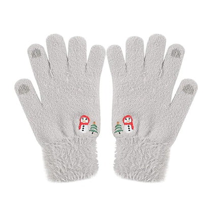 Damen Touchscreen Winterhandschuhe Techsuit ST0011, Größe 17cm, Grau