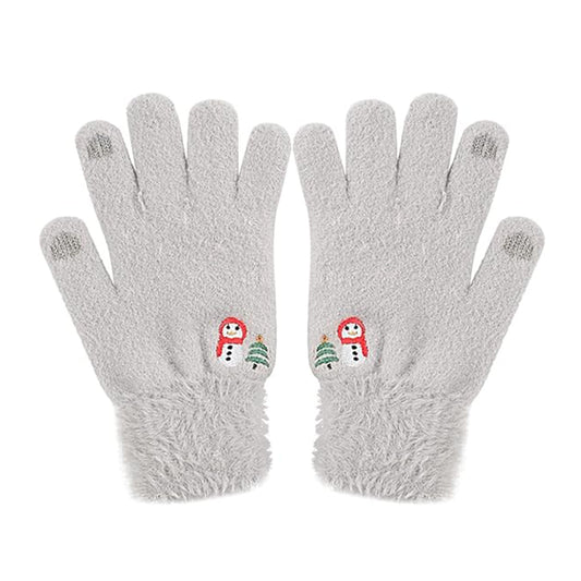 Guanti Invernali Tattici Donna Techsuit ST0011, Taglia 17cm, Grigio