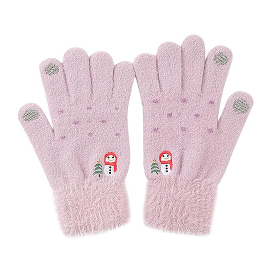Guanti Invernali Tattici Donna Techsuit ST0011, Taglia 17cm, Viola