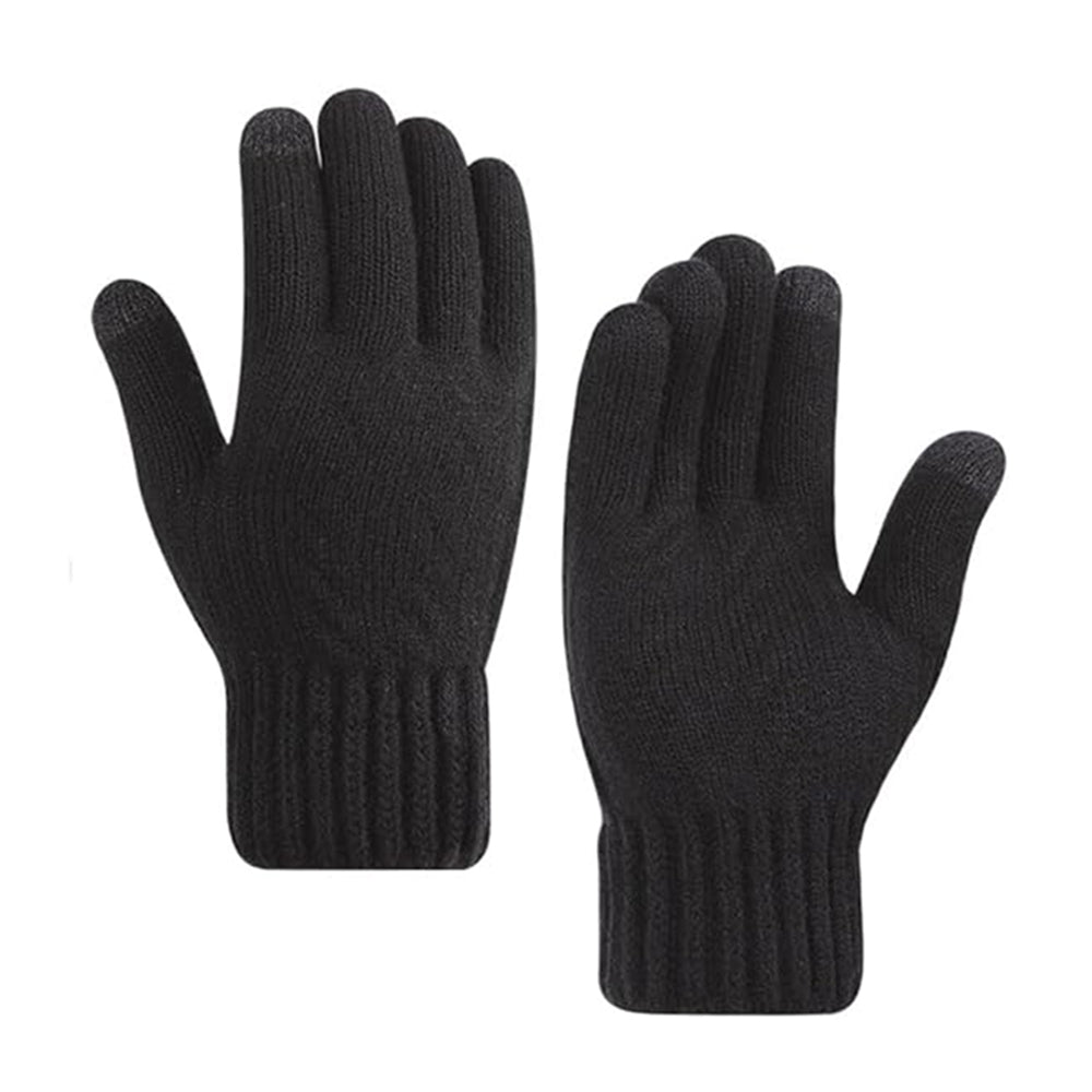 Damen Touchscreen Winterhandschuhe Techsuit ST0015, Größe 17cm, Schwarz