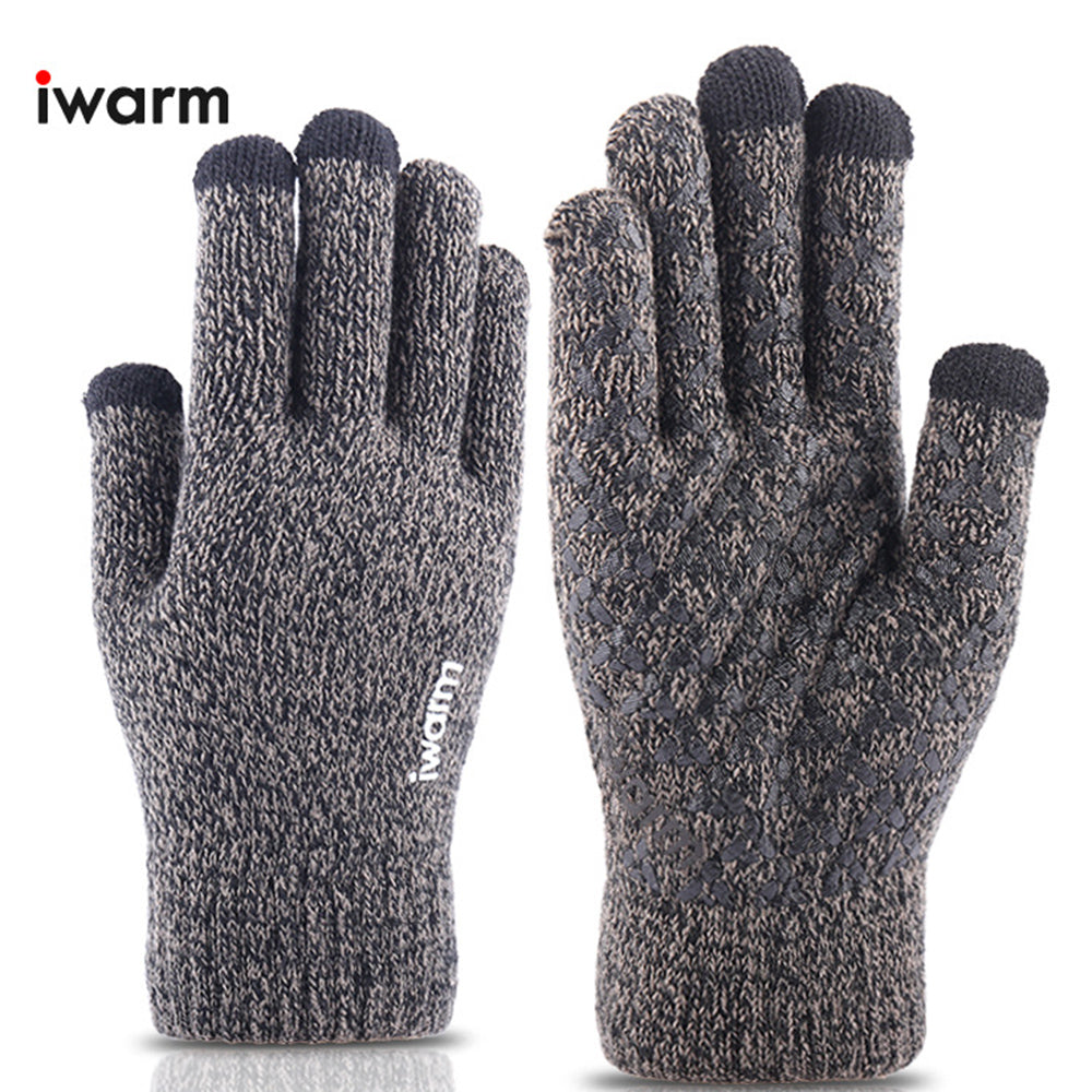 Winter-Touchscreen-Handschuhe Iwarm ST0005, Größe 21cm, Grau