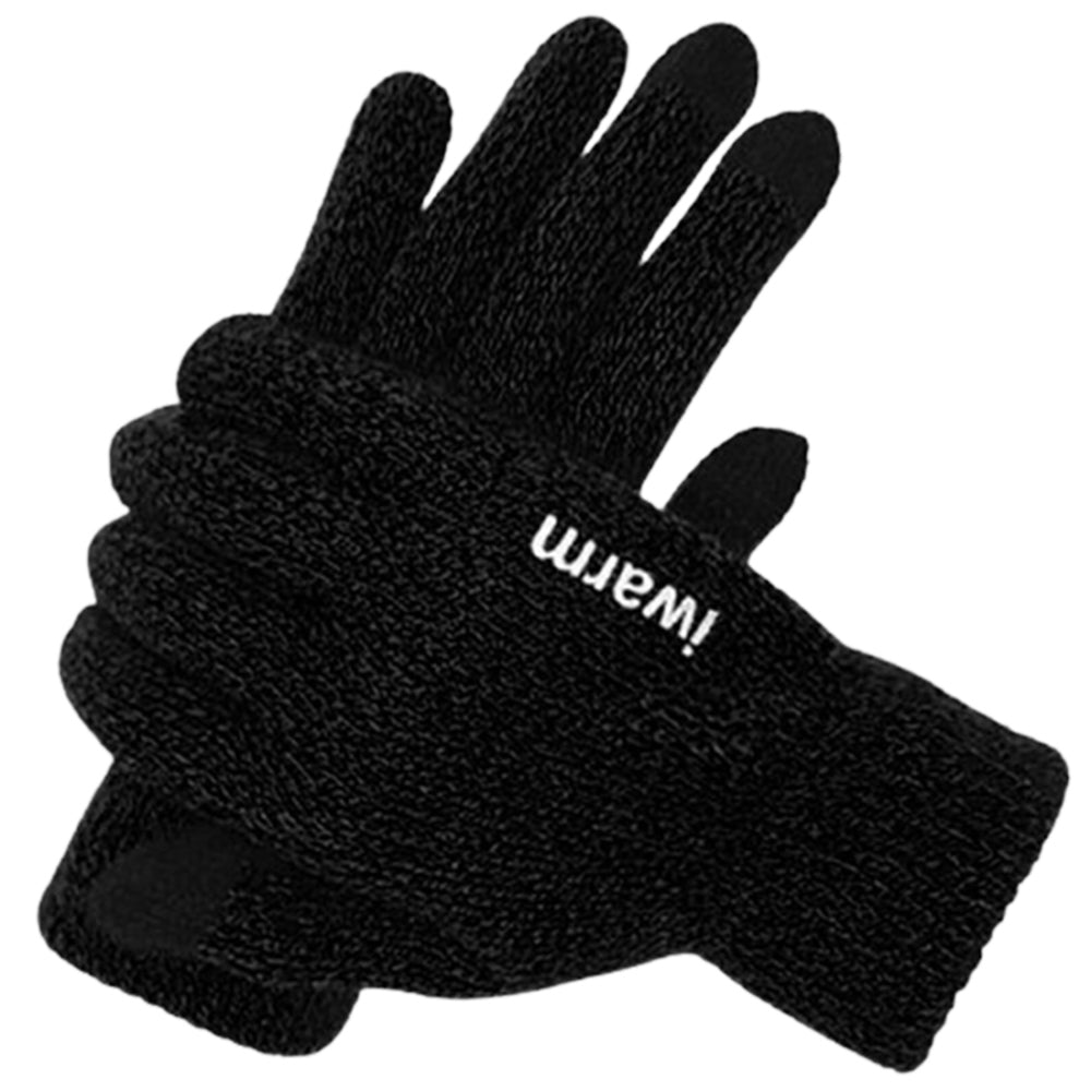 Winter-Touchscreen-Handschuhe Iwarm ST0005, Größe 21cm, Schwarz