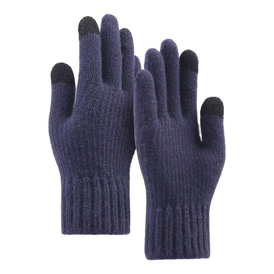 Guanti Invernali Touchscreen Unisex Techsuit ST0012, Taglia 22cm, Blu Navy