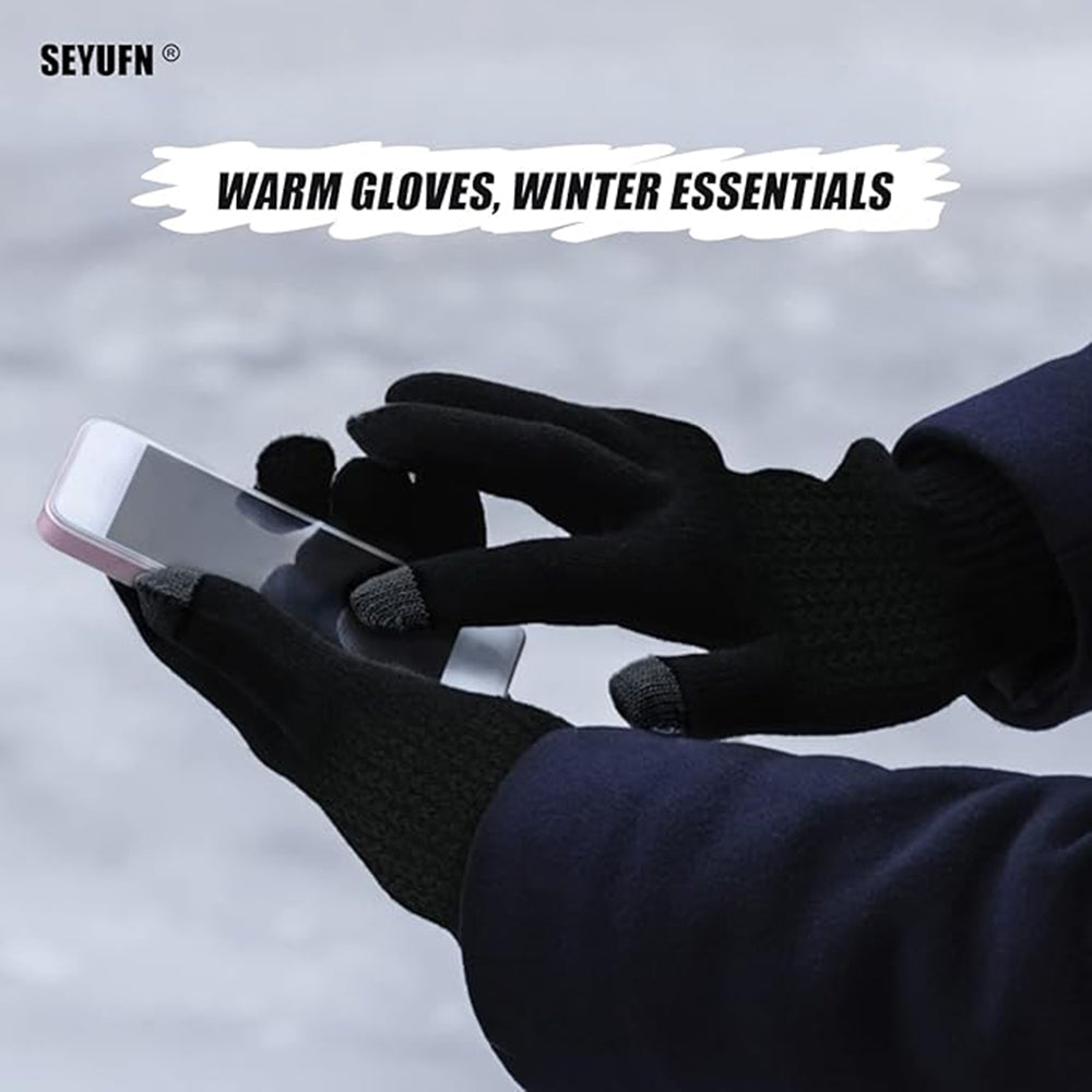 Unisex Winter Touchscreen Handschuhe Techsuit ST0012, Größe 22cm, Grau