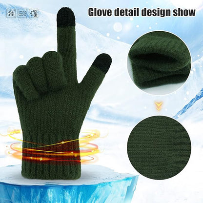 Unisex Winter Touchscreen Handschuhe Techsuit ST0012, Größe 22cm, Grau