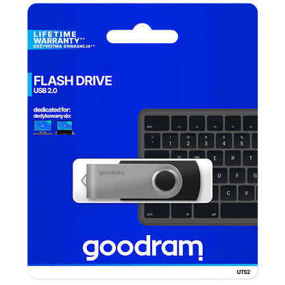 Memoria Esterna USB-A GoodRam UTS2, 64Gb UTS2-0640K0R11