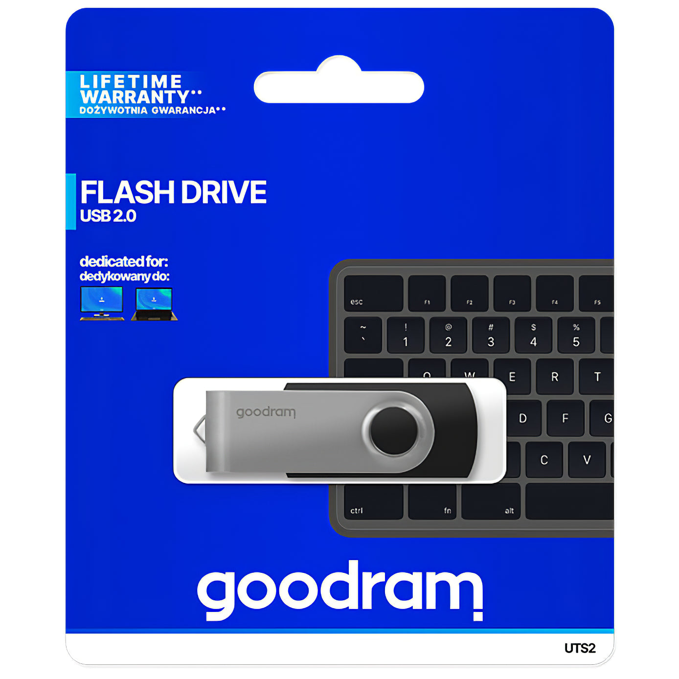 Externer USB-A Speicher GoodRam UTS2, 128GB UTS2-1280K0R11