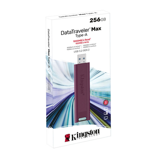 Memoria Esterna USB-A 3.2 Kingston DT Max, 256Gb DTMAXA/256GB