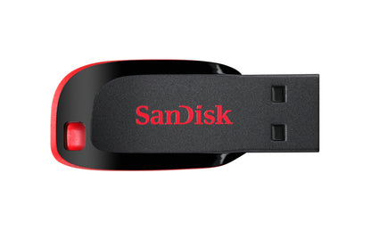 Mémoire Externe USB-A SanDisk Cruzer Blade, 64Gb SDCZ50-064G-B35