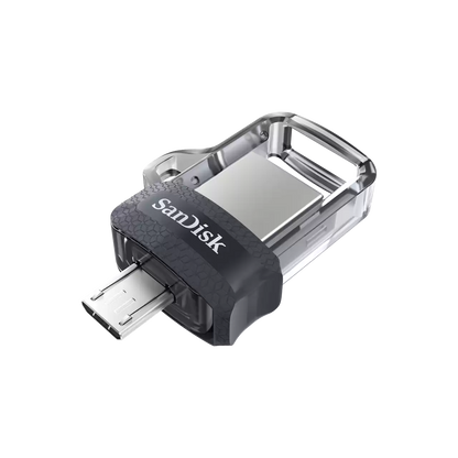 Externer Speicher USB-A 3.0 / microUSB SanDisk Ultra Dual Drive, 128Gb SDDD3-128G-G46