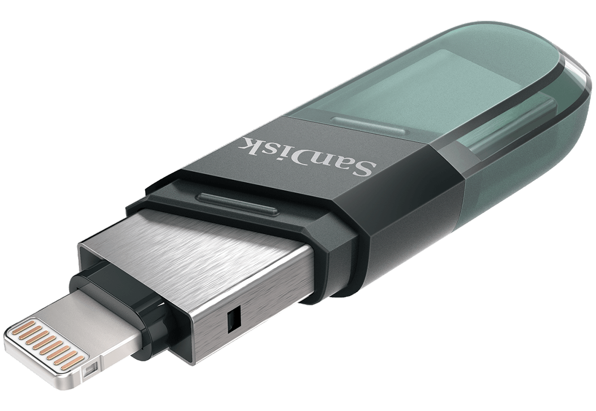 Memoria Esterna USB-A 3.1 / Lightning SanDisk iXpand Flip, 256Gb SDIX90N-256G-GN6NE