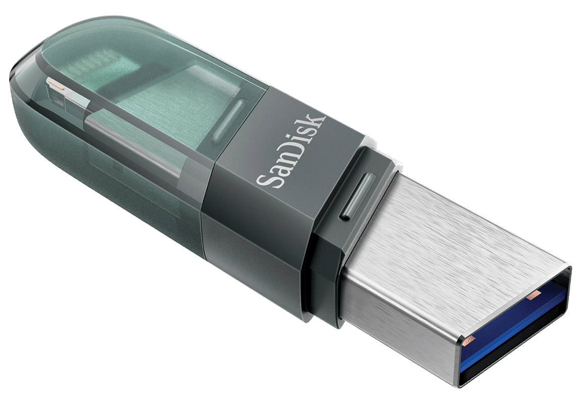 Memoria Esterna USB-A 3.1 / Lightning SanDisk iXpand Flip, 256Gb SDIX90N-256G-GN6NE