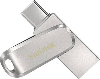 Externer Speicher USB-A 3.2 / USB-C SanDisk Ultra Luxe Dual Drive, 512GB SDDDC4-512G-G46