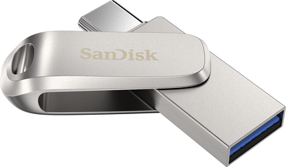 Externer Speicher USB-A 3.2 / USB-C SanDisk Ultra Luxe Dual Drive, 512GB SDDDC4-512G-G46