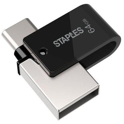 Mémoire Externe USB-A 3.1 / USB-C Staples K23, 64Gb EKMMD64GK233CST