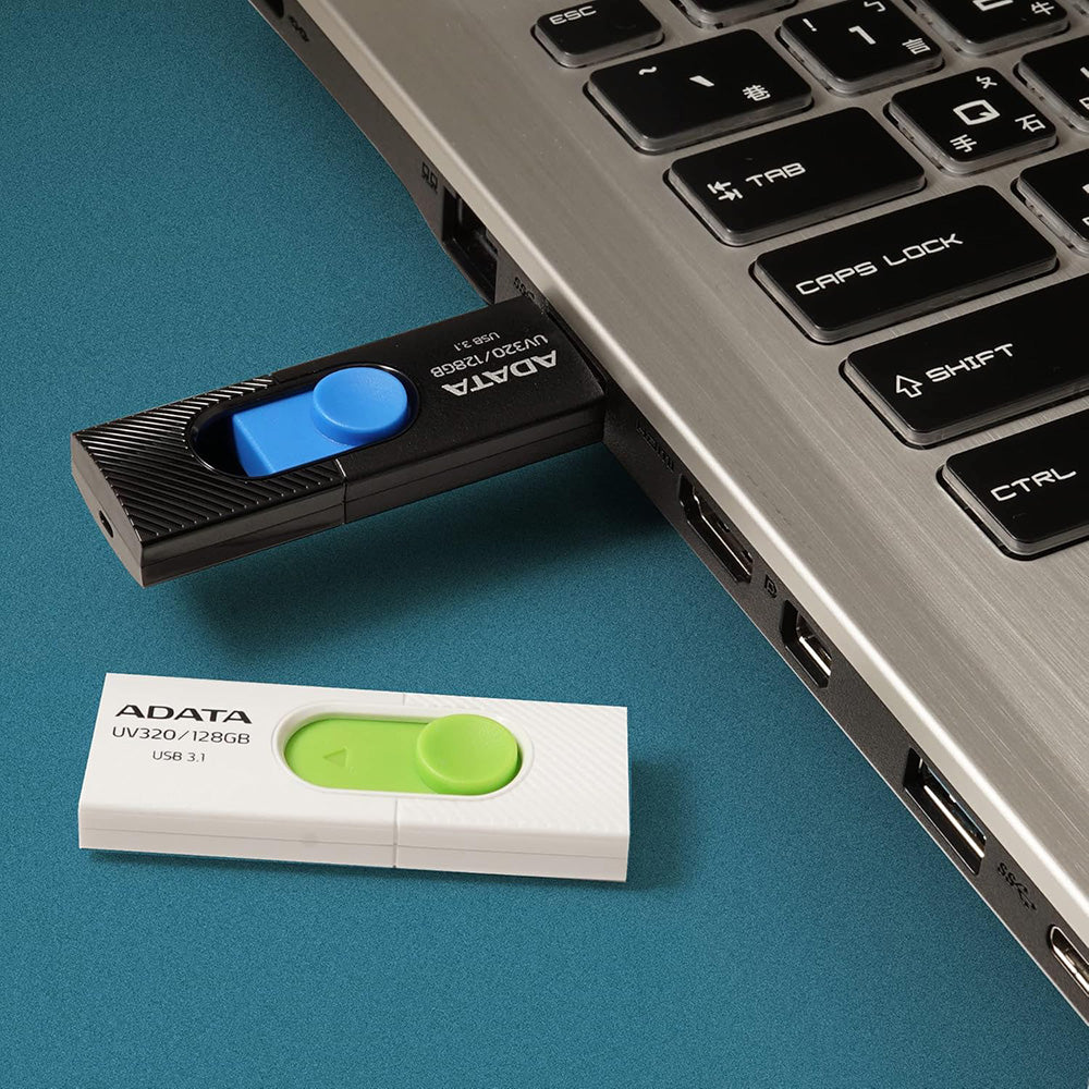 Adata UV320 USB-A 3.1 External Memory, 32GB AUV320-32G-RBKBL